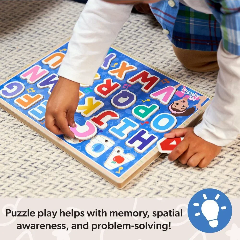NWT Ms. Rachel™ Wooden Phonics Alphabet Sound Puzzle - 26 Pieces